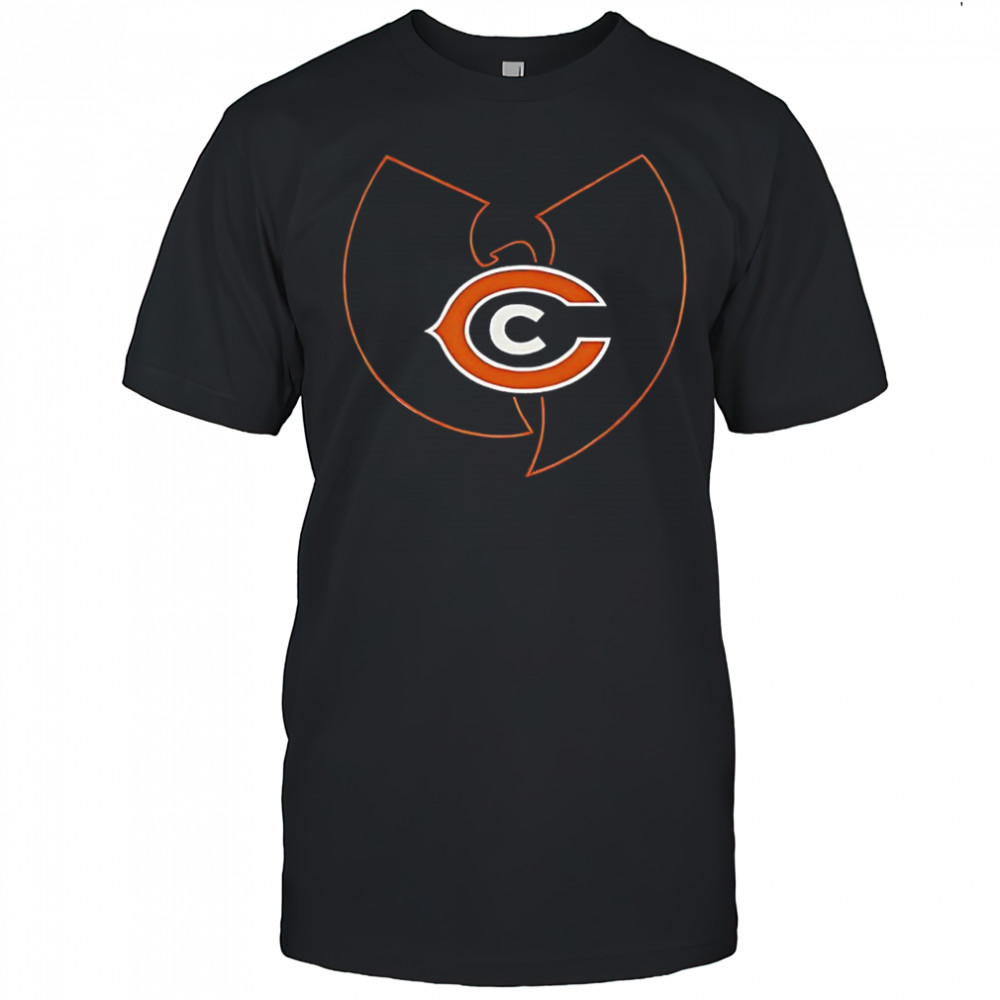 Wu-Tang Clan x Chicago Bears mashup logo shirt