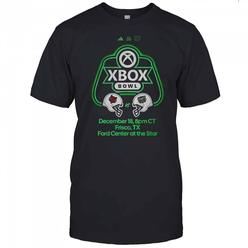 Xbox Bowl Missouri State Bears and Arkansas State Red Wolves Football 2025 December 18 Frisco shirt