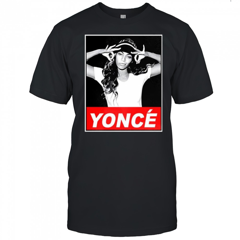 Yonce Beyonce pose music lover retro shirt