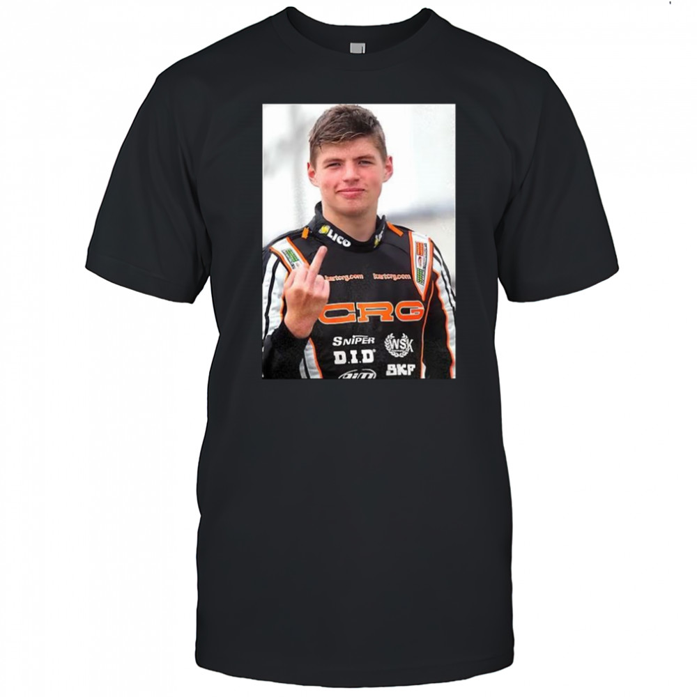 Young Max middle finger Oracle Red Bull Racing F1 meme shirt