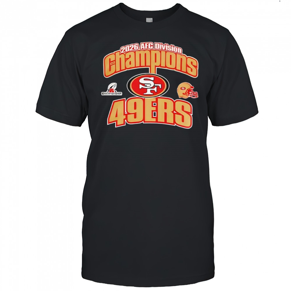 2026 AFC Division Champions SF.49ers logo items shirt