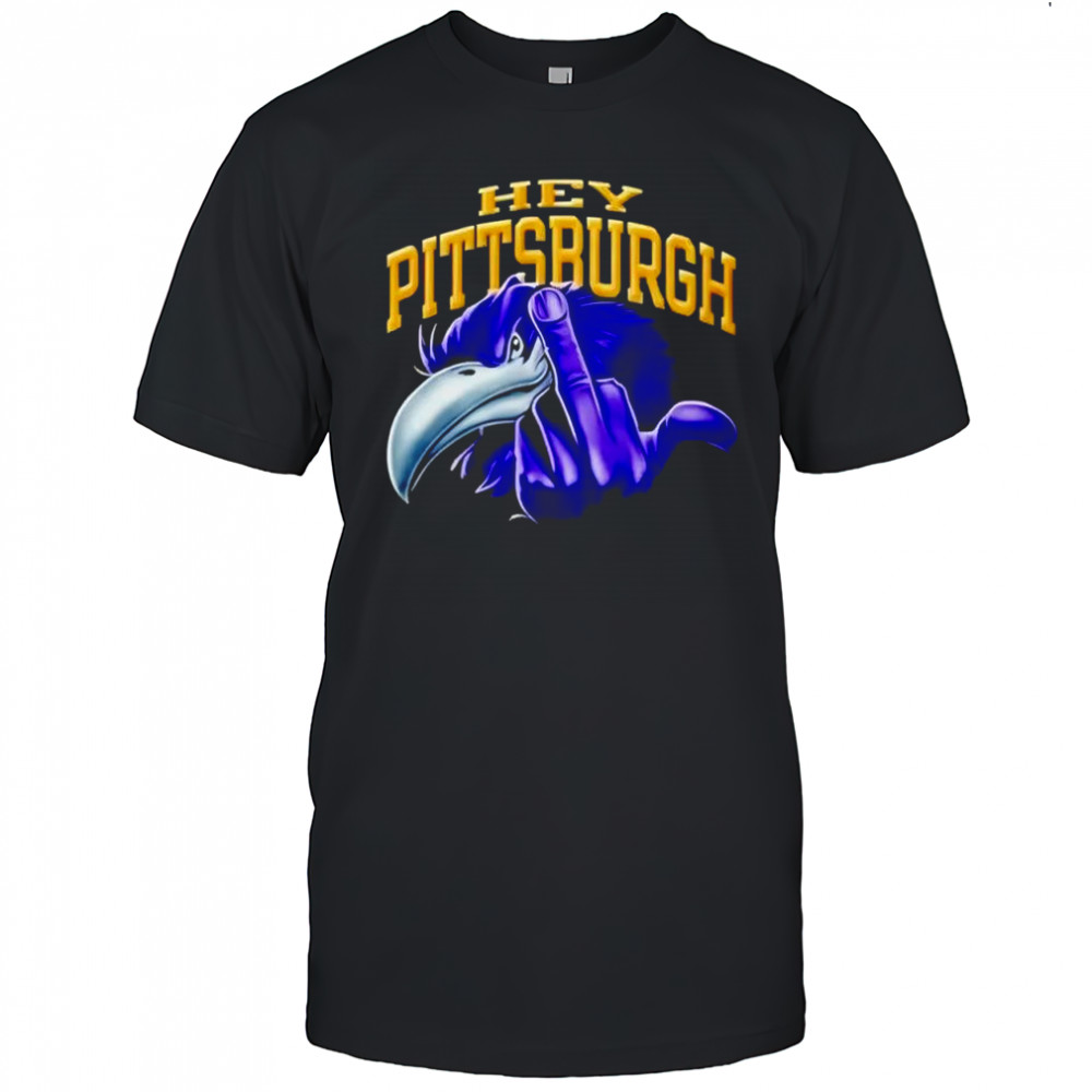 2026 Baltimore Ravens Hey Pittsburgh Middle Finger Shirt