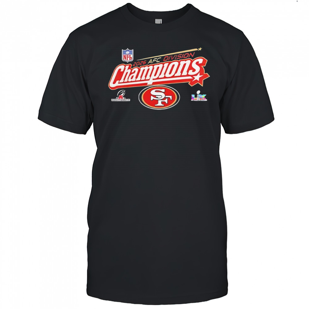 49ers 2026 AFC Division Champions Lix NFL shirt