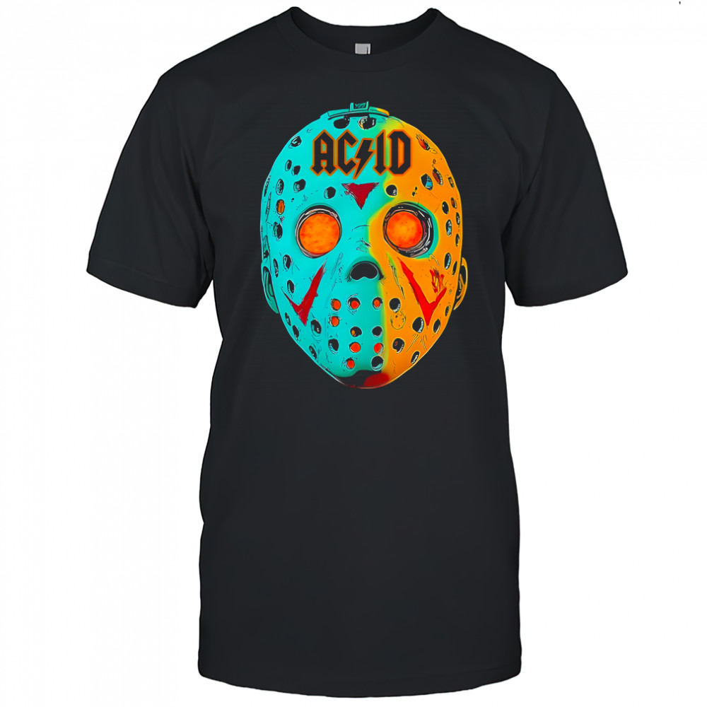 AC DC x Jason Voorhees Friday the 13th shirt