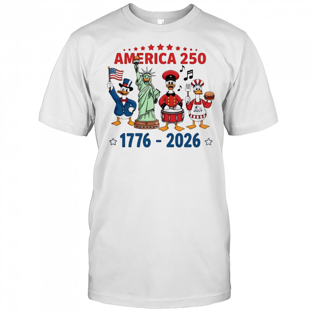 America 250th Anniversary Goose Cartoon shirt
