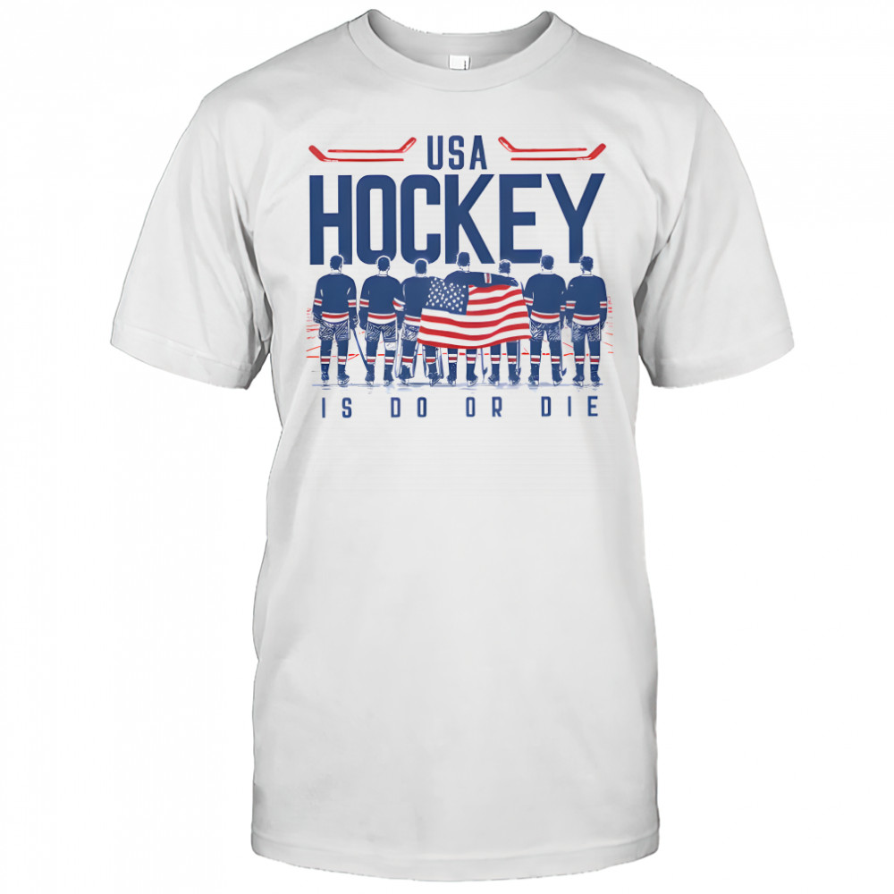 America USA Hockey Is Do or Die Players Flag shirt