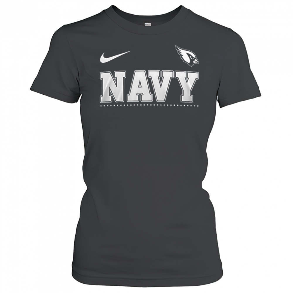 Arizona Cardinals x NAVY never underestimate an old man who was a sailor skull shirt