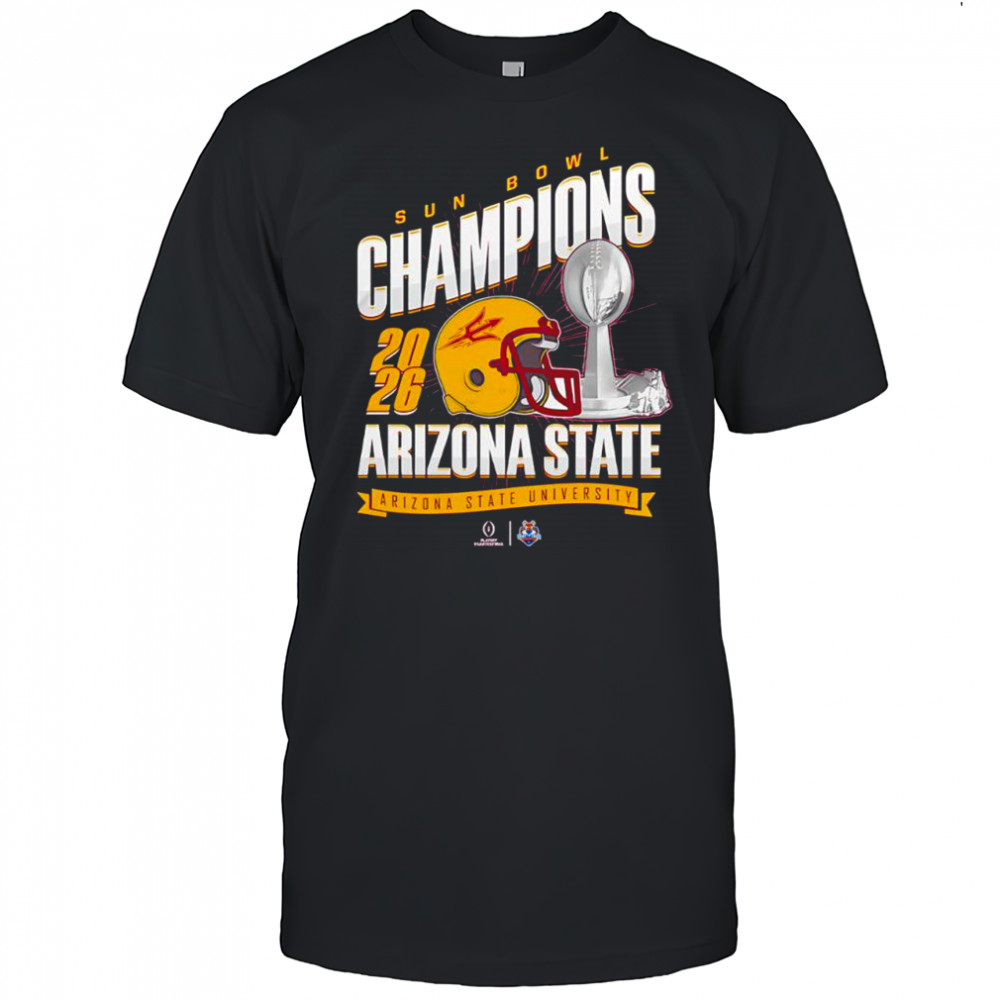 Arizona State Sun Devils 2026 Sun Bowl Champions Tony the Tiger shirt