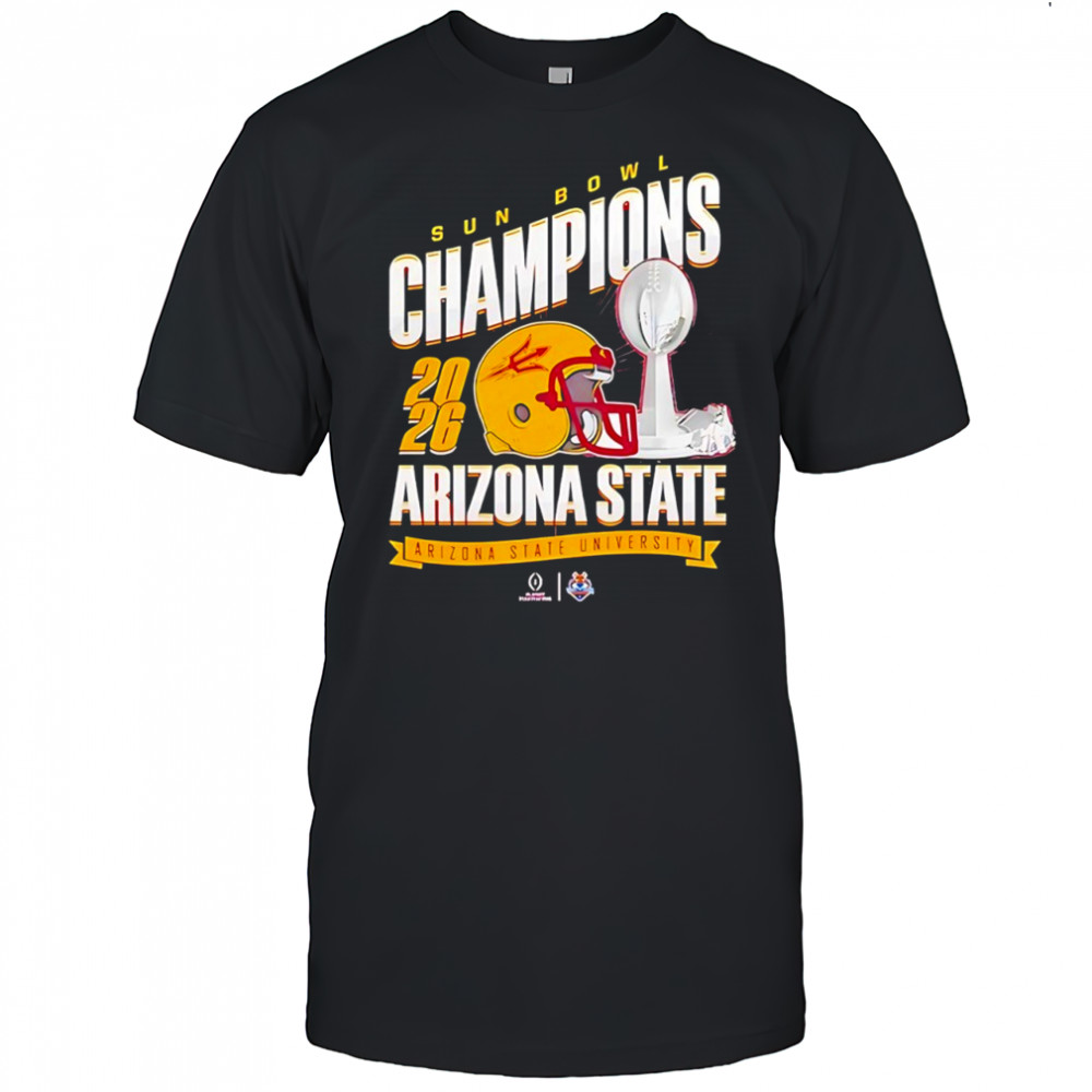 Arizona State Sun Devils Sun Bowl Champions 2025 shirt