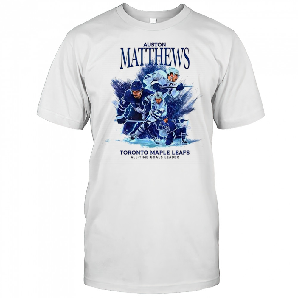 Auston Matthews Maple Leafs All Time Goals Leader shirt