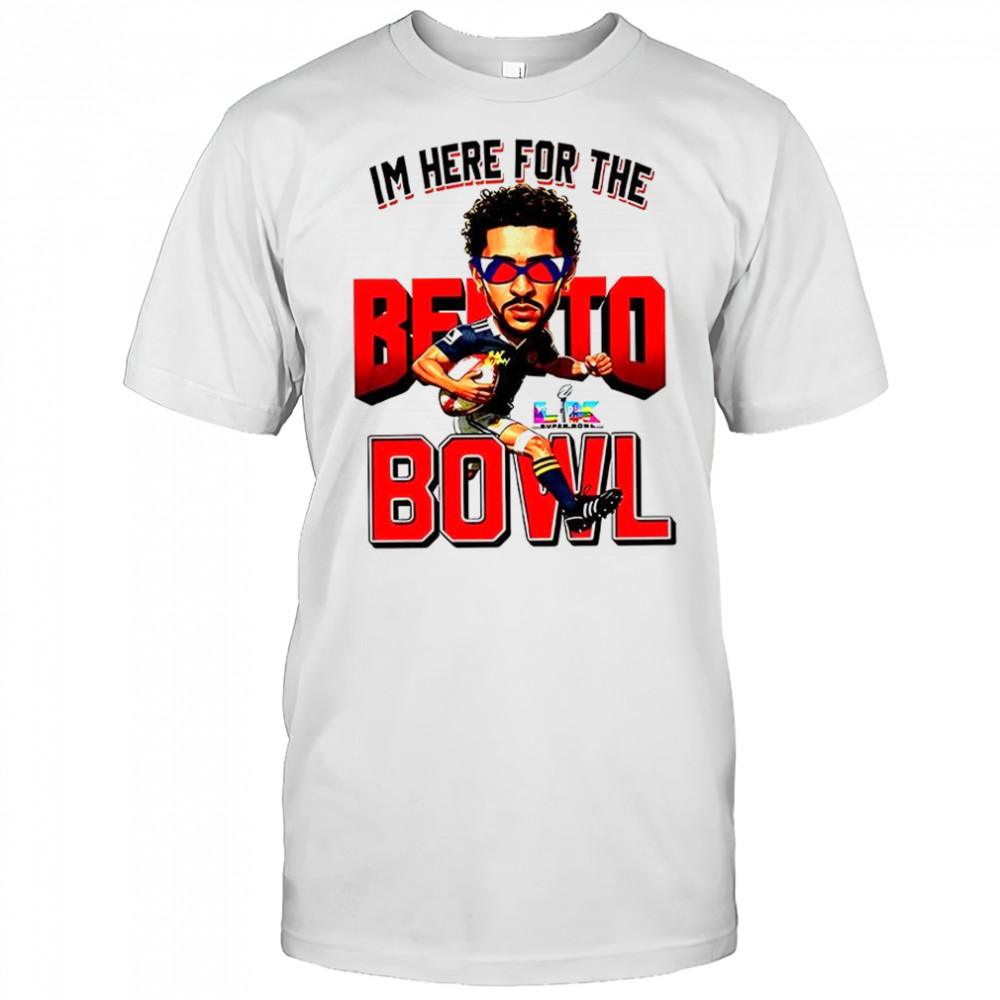 Bad Bunny super bowl I’m here for the benito bowl shirt