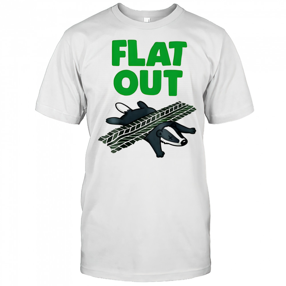 Badger flat out shirt