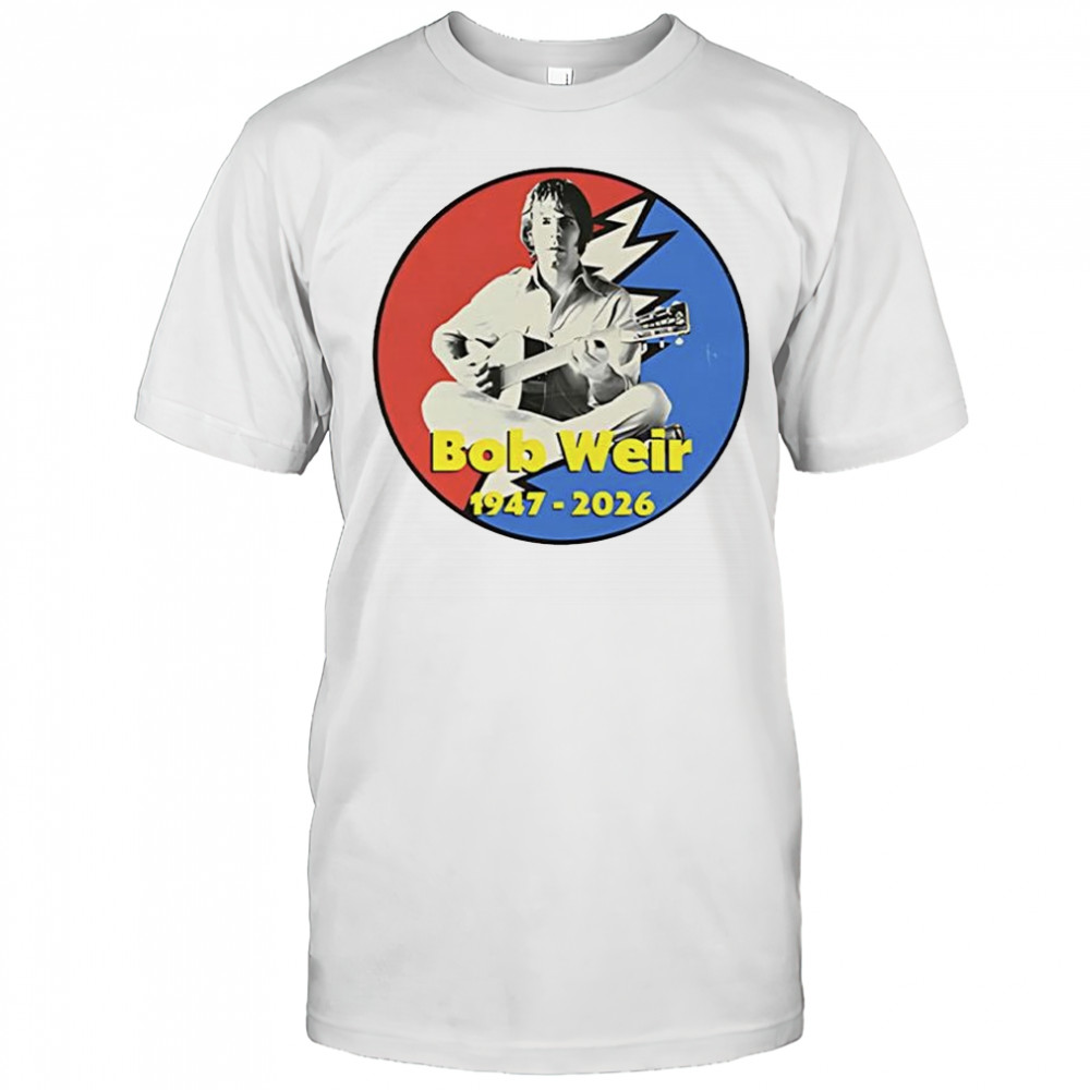 Bob Weir 1947-2026 grateful logo shirt