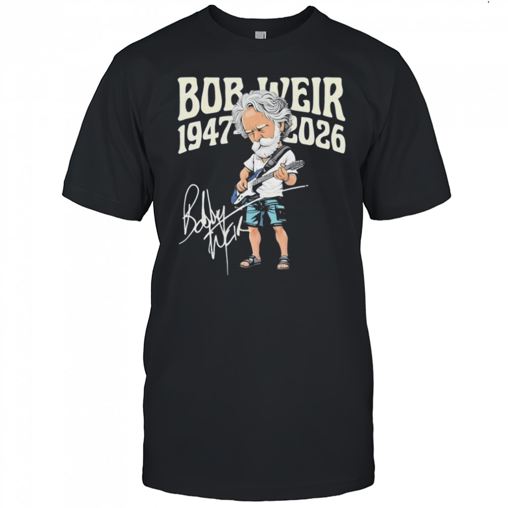 Bob Weir Grateful Dead Tribute Guitar With Signature shirt