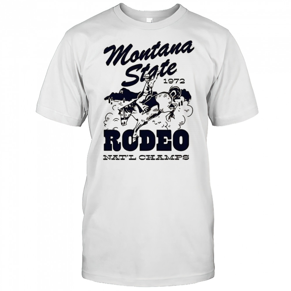 Brenna Greene Montana State 1972 Rodeo Nat’l Champs cowboy retro shirt