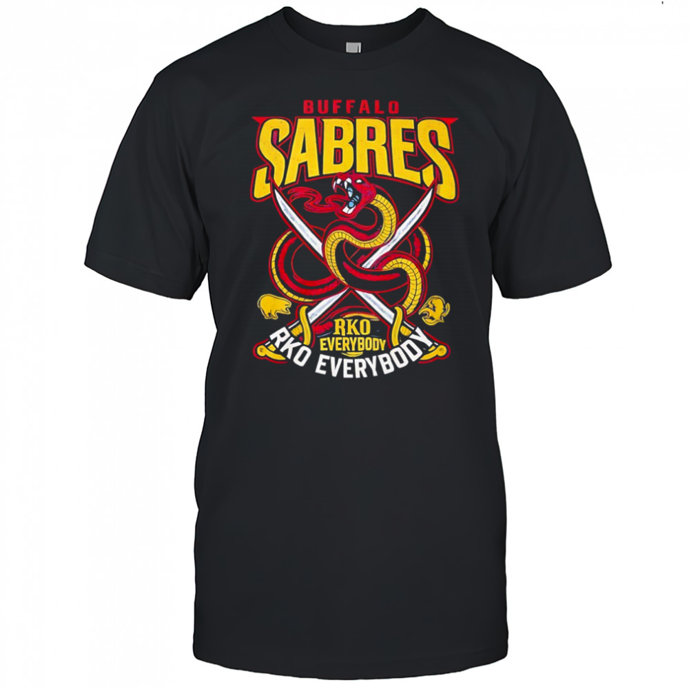 Buffalo Sabres Rko everybody WWE shirt