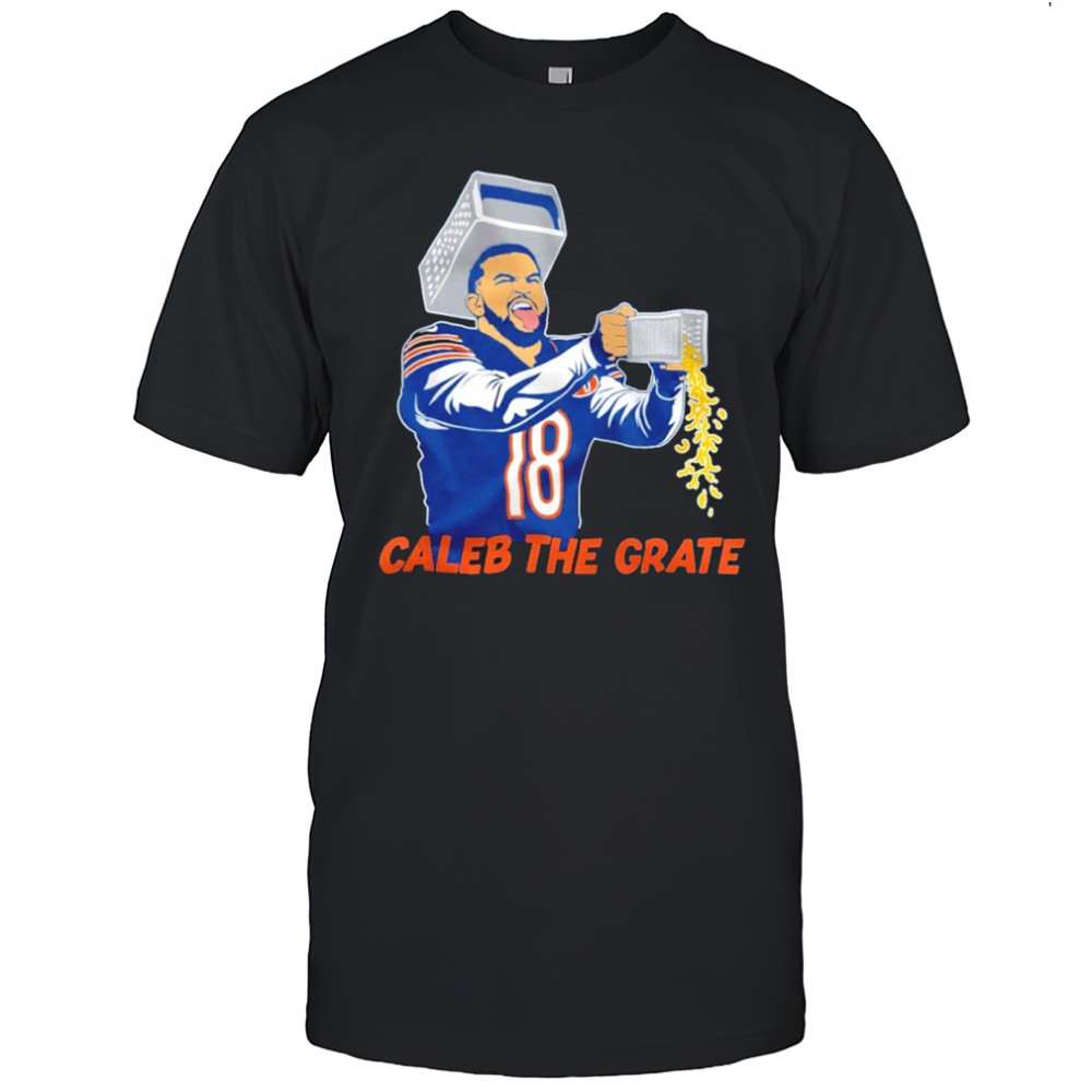 Caleb Williams Cheese Grater Caleb the grate funny Chicago Football shirt