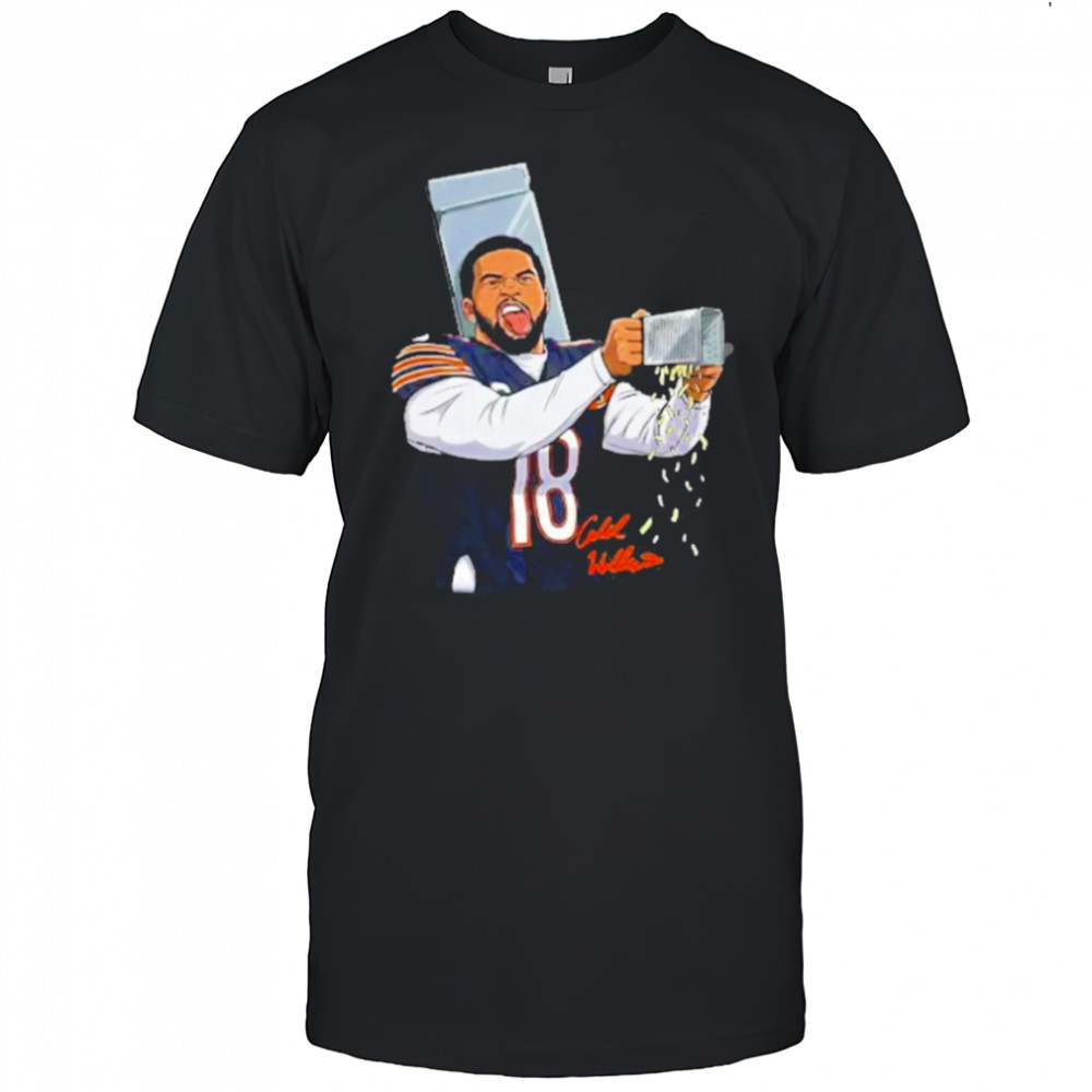Caleb Williams Cheese Grater Funny Football signature shirt