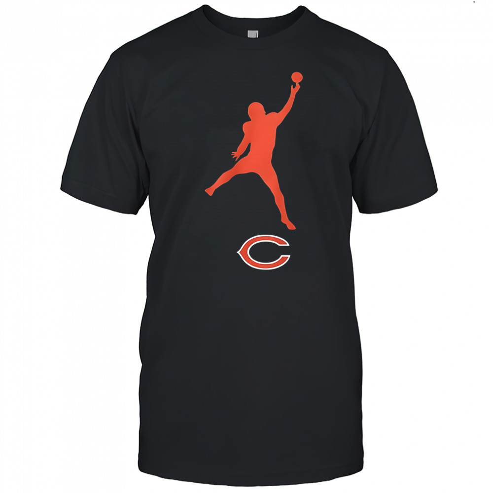 Caleb Williams The Iceman Chicago Bear logo shirt