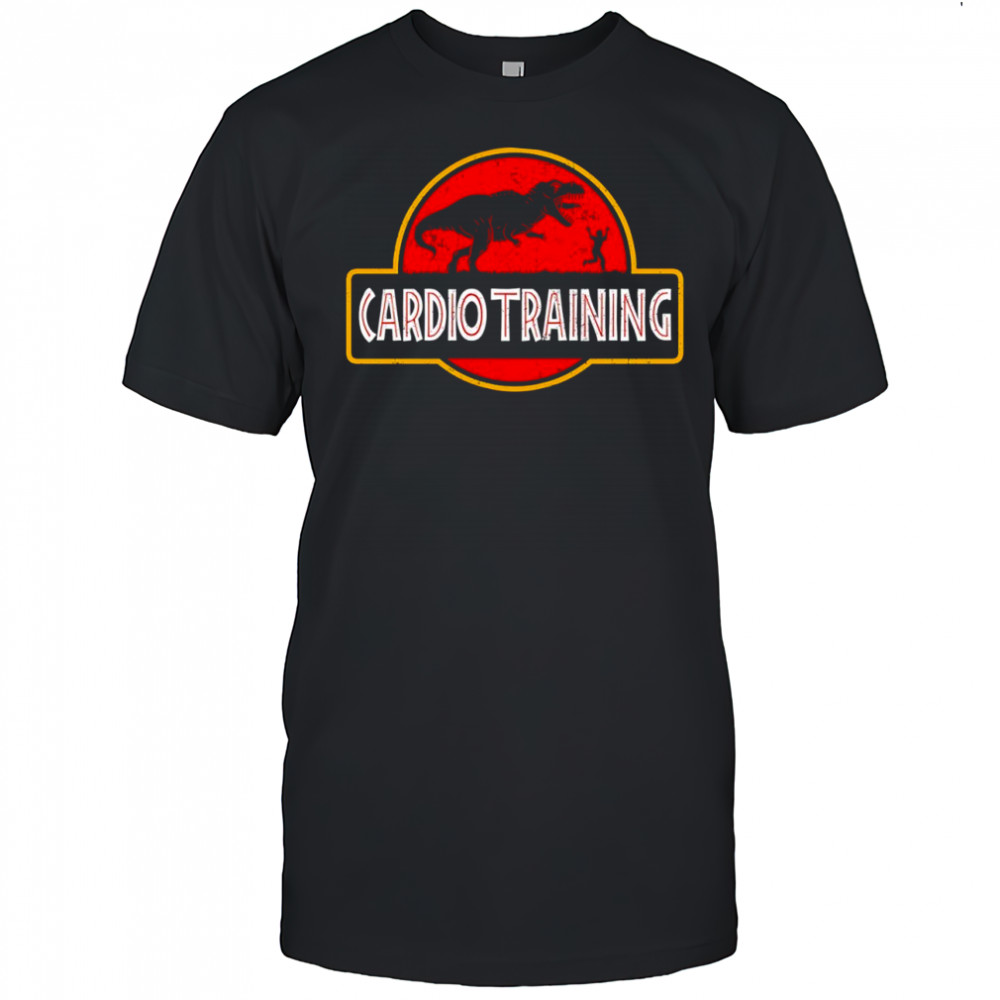 Cardio Training style Jurassic Park logo shirt