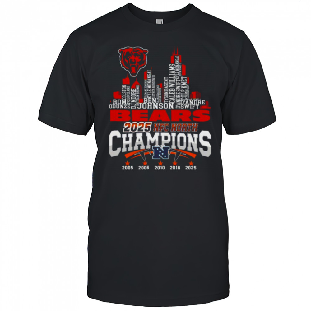 Chicago Bears NFL Football NFC North Champions Shirt