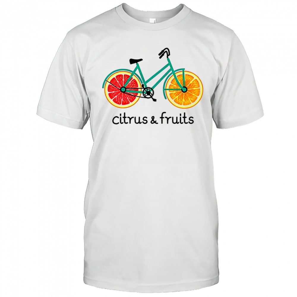 Citrus and fruits bicycle shirt