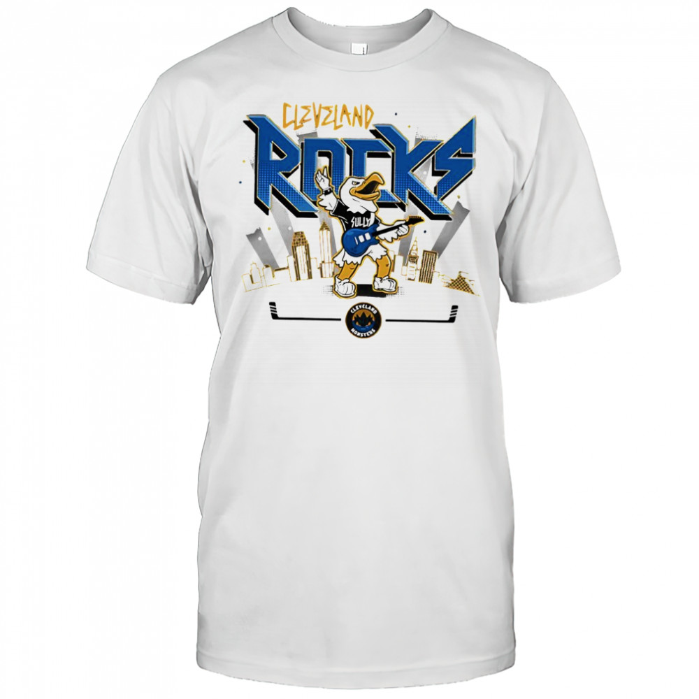 Cleveland Monsters hockey mascot Cleveland Rocks shirt