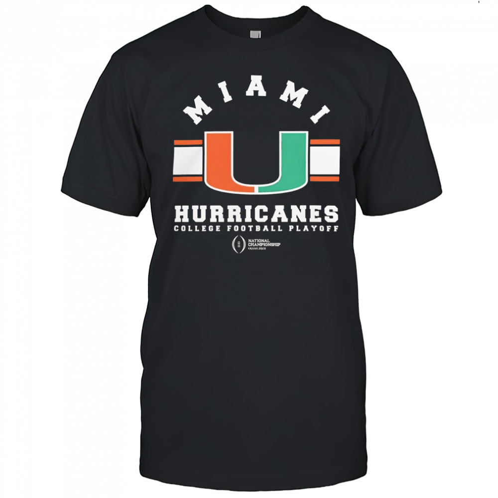 College Football Playoff Miami Hurricanes 2026 National Championship Logo shirt