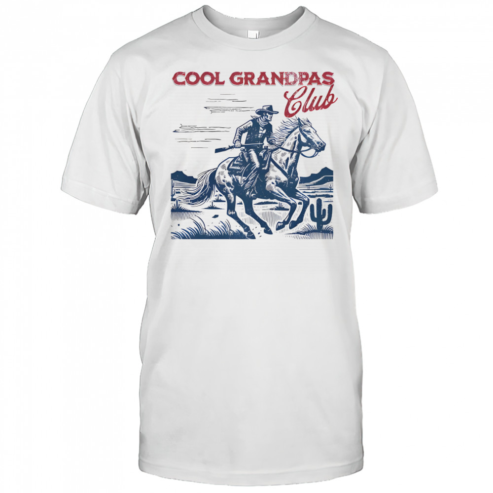 Cool Grandpas Club Retro Cowboy shirt
