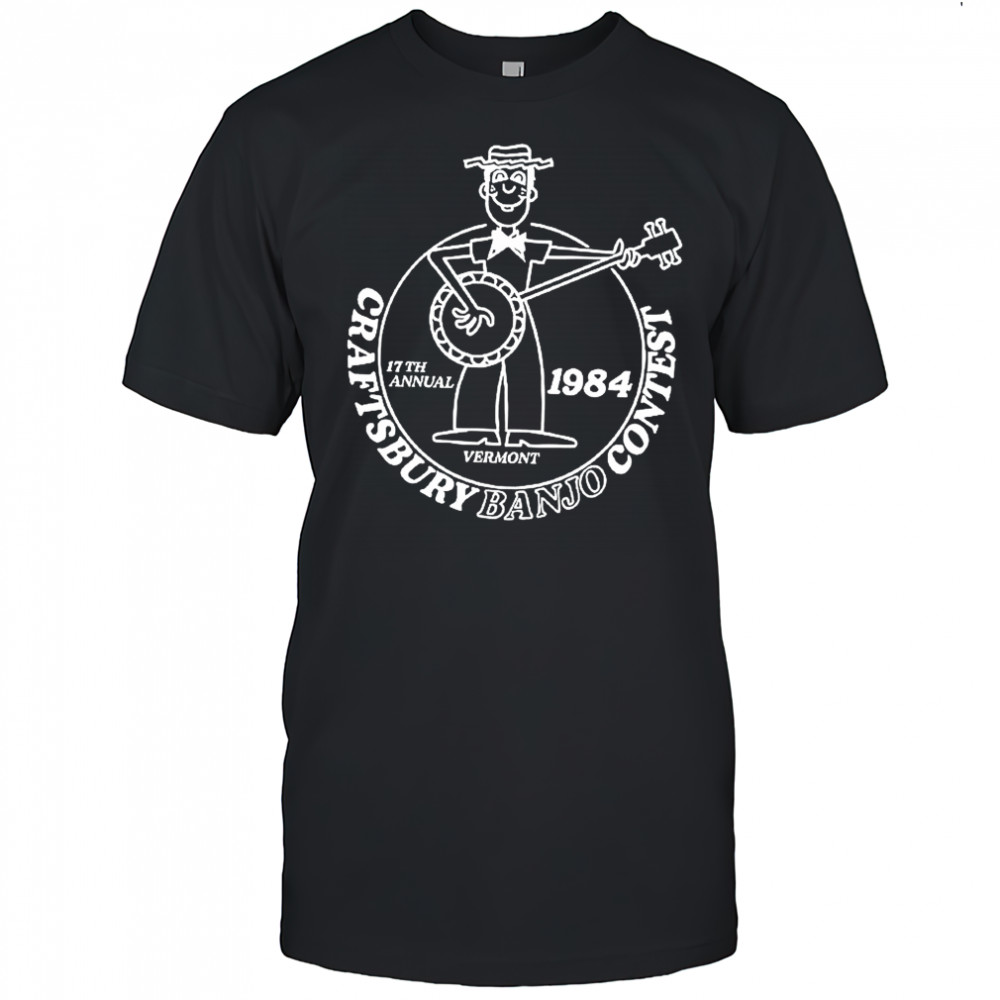 Craftsbury banjo contest shirt