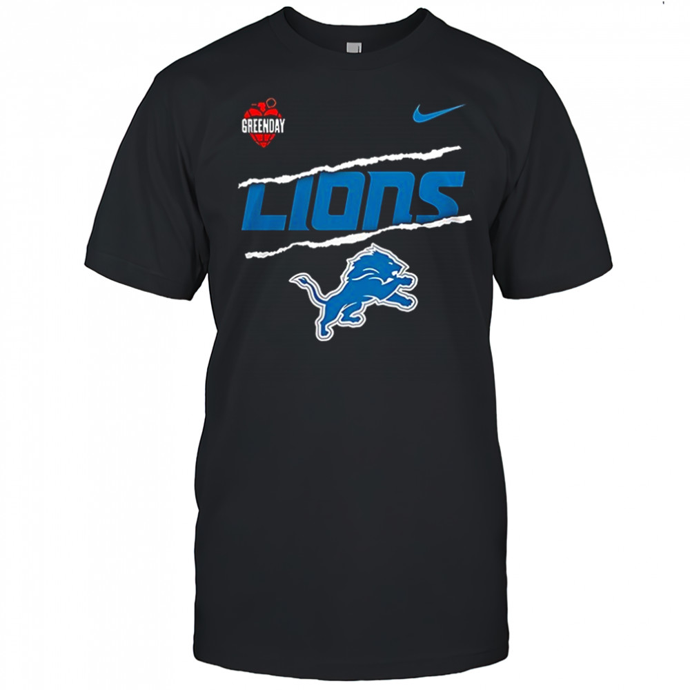 Detroit Lions x Green Day graphic shirt