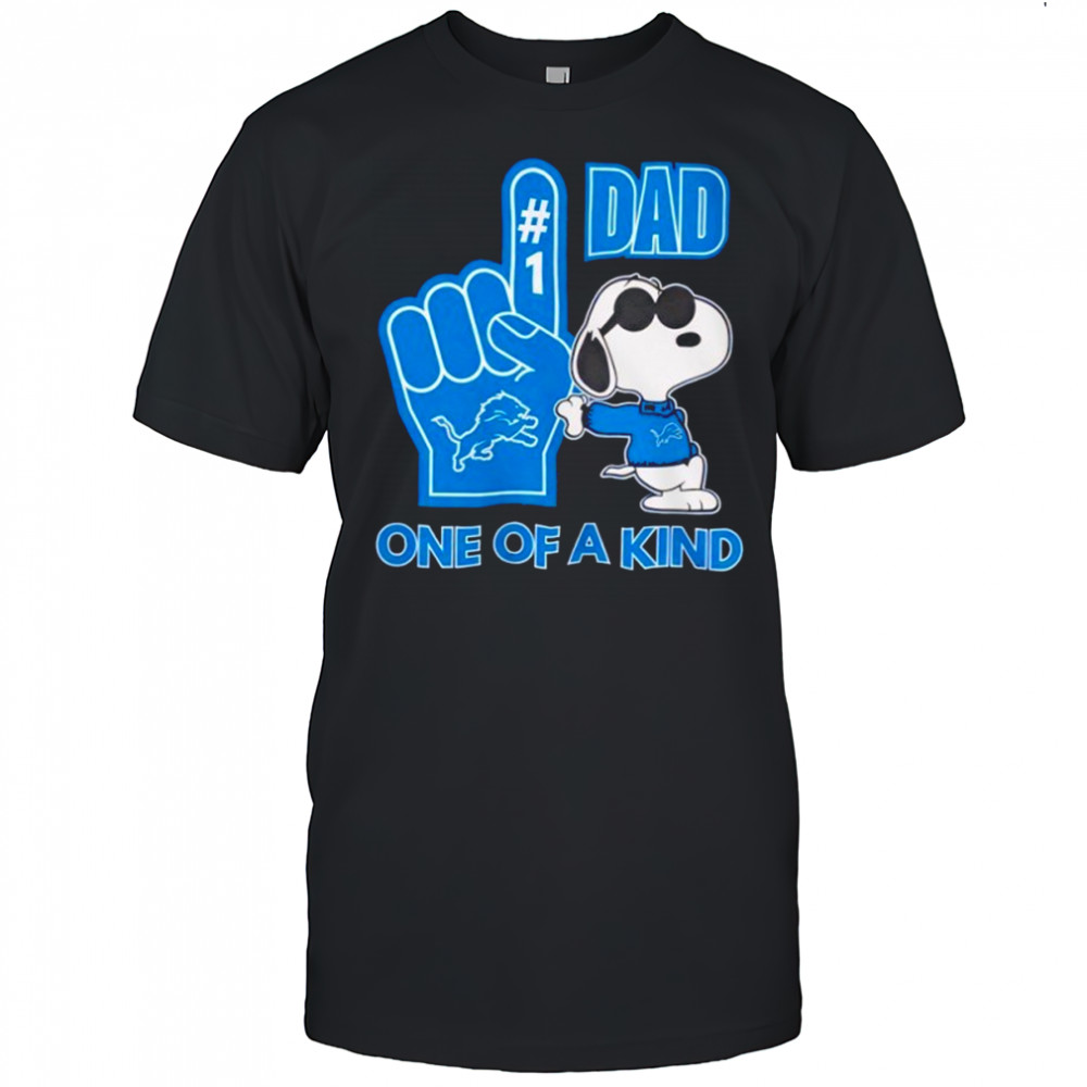 Detroit Lions x Snoopy Dad one of a kind shirt
