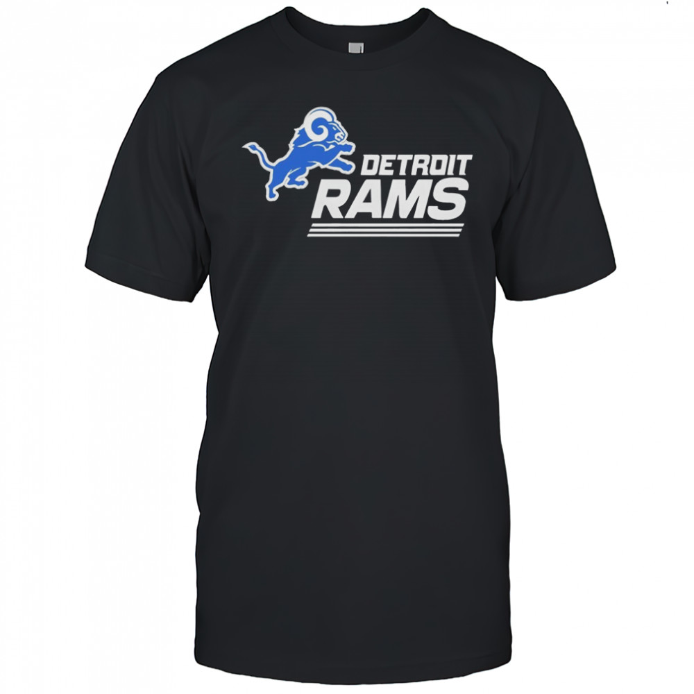 Detroit Rams parody logo shirt