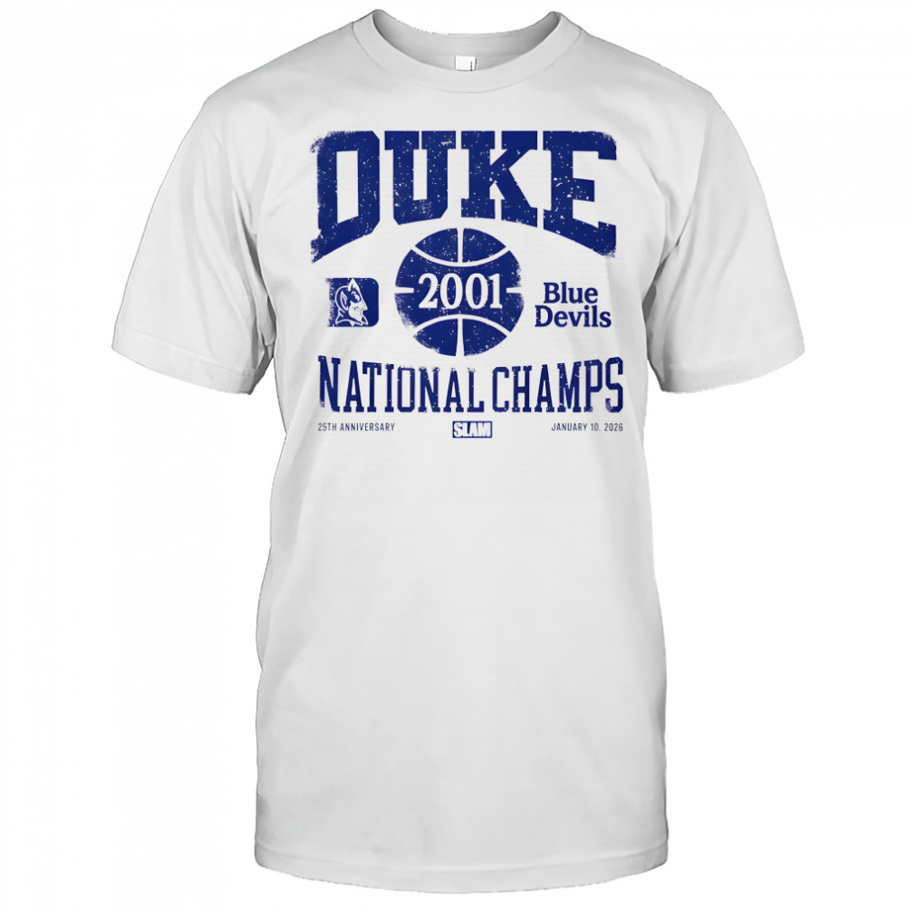 Duke Blue Devils basketball 2001 National Champions shirt