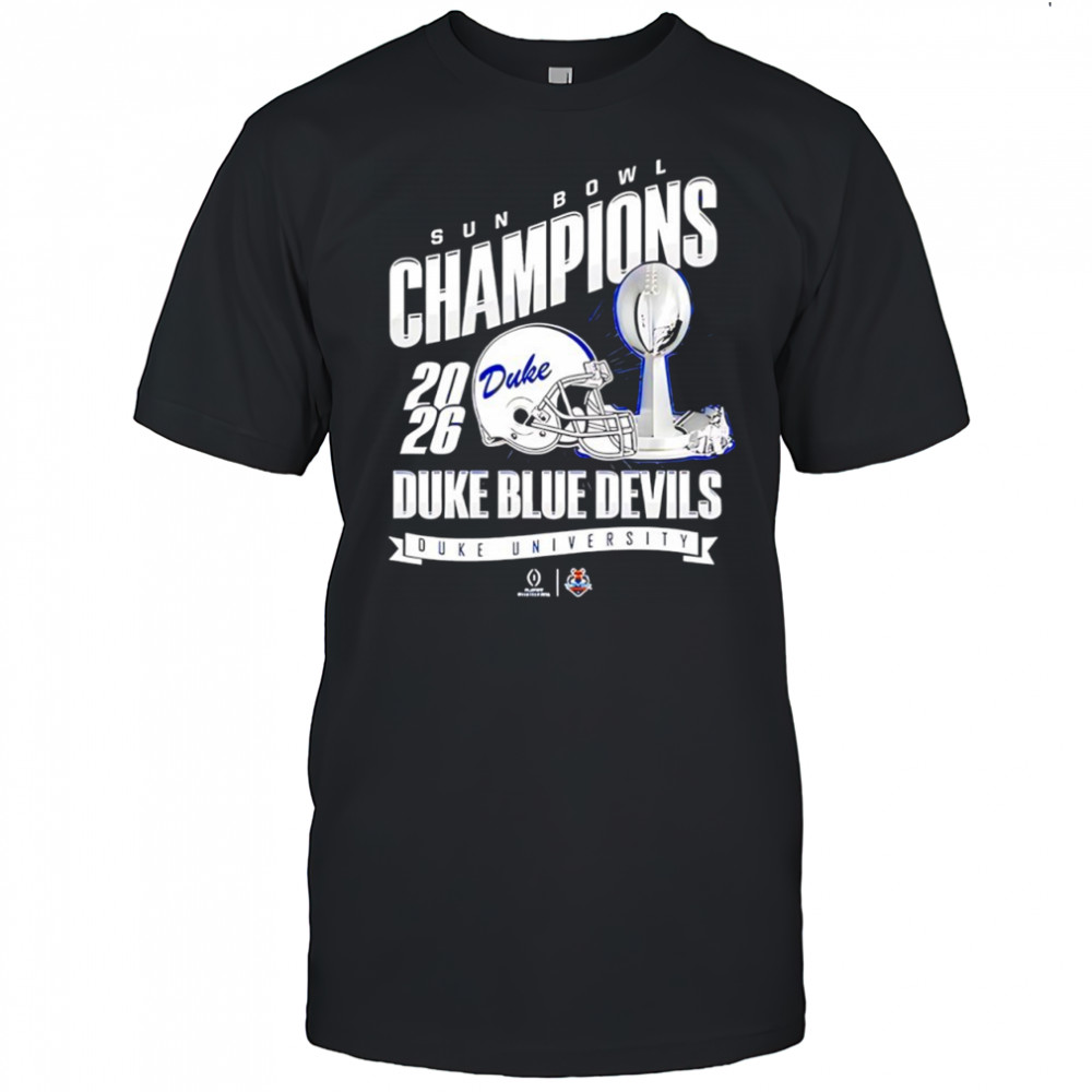Duke Blue Devils Sun Bowl Champions 2026 shirt