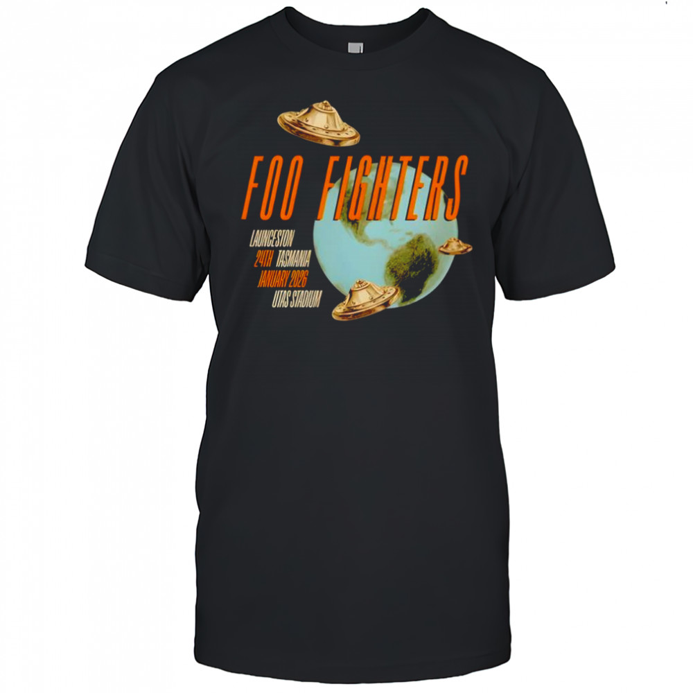 Foo Fighters UFO Tasmania UTAS Stadium Jan 24 2026 Shirt