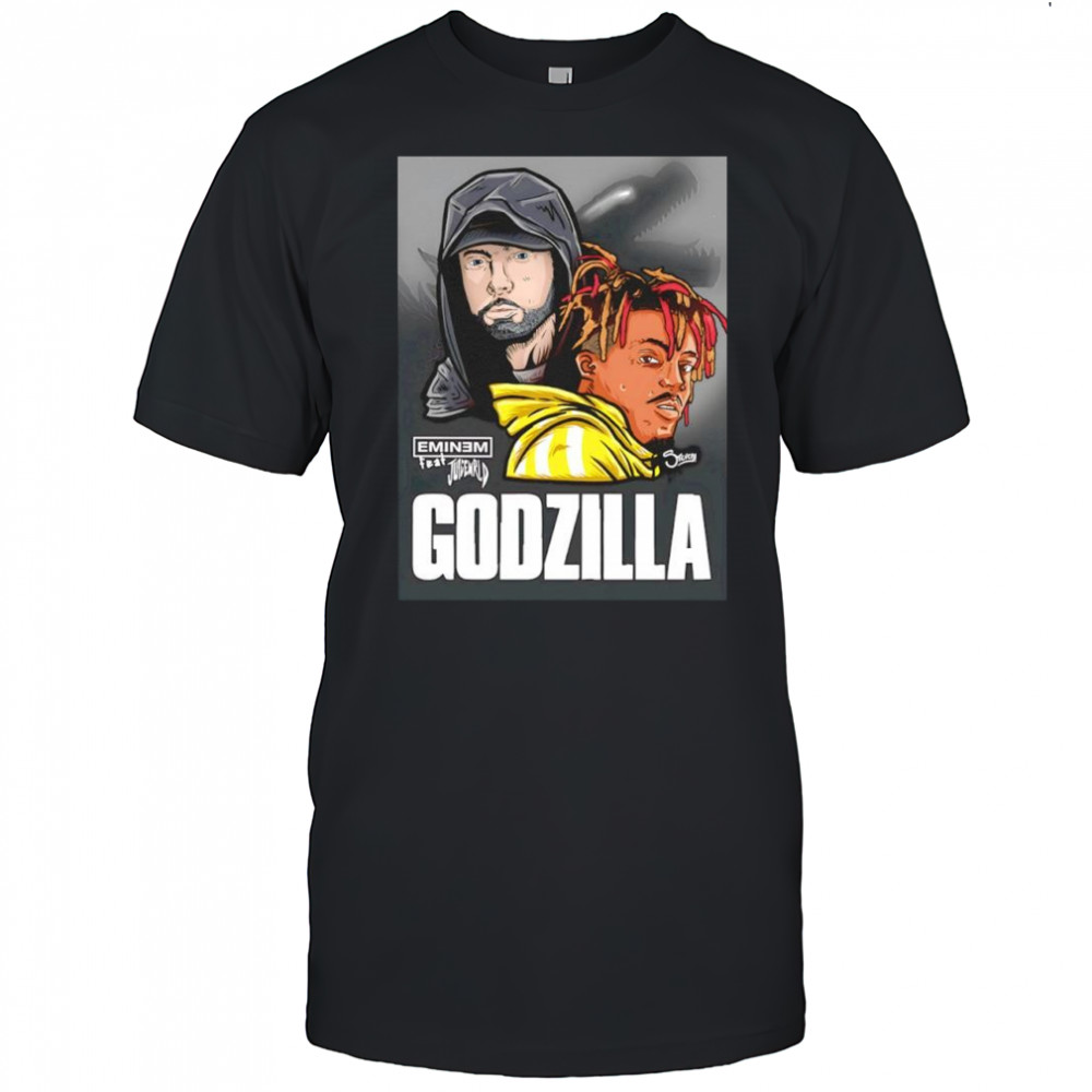 Godzilla Music to Be Murdered By album poster shirt