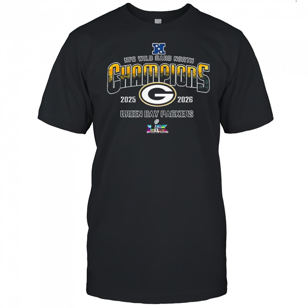Green Bay Packers NFC Wild Card North Champions 2025-2026 shirt