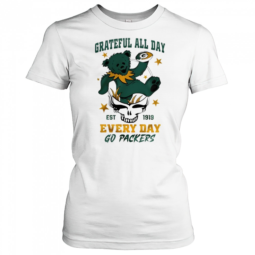 Green Bay Packers x Grateful Dead all day every day go Packers Shirt