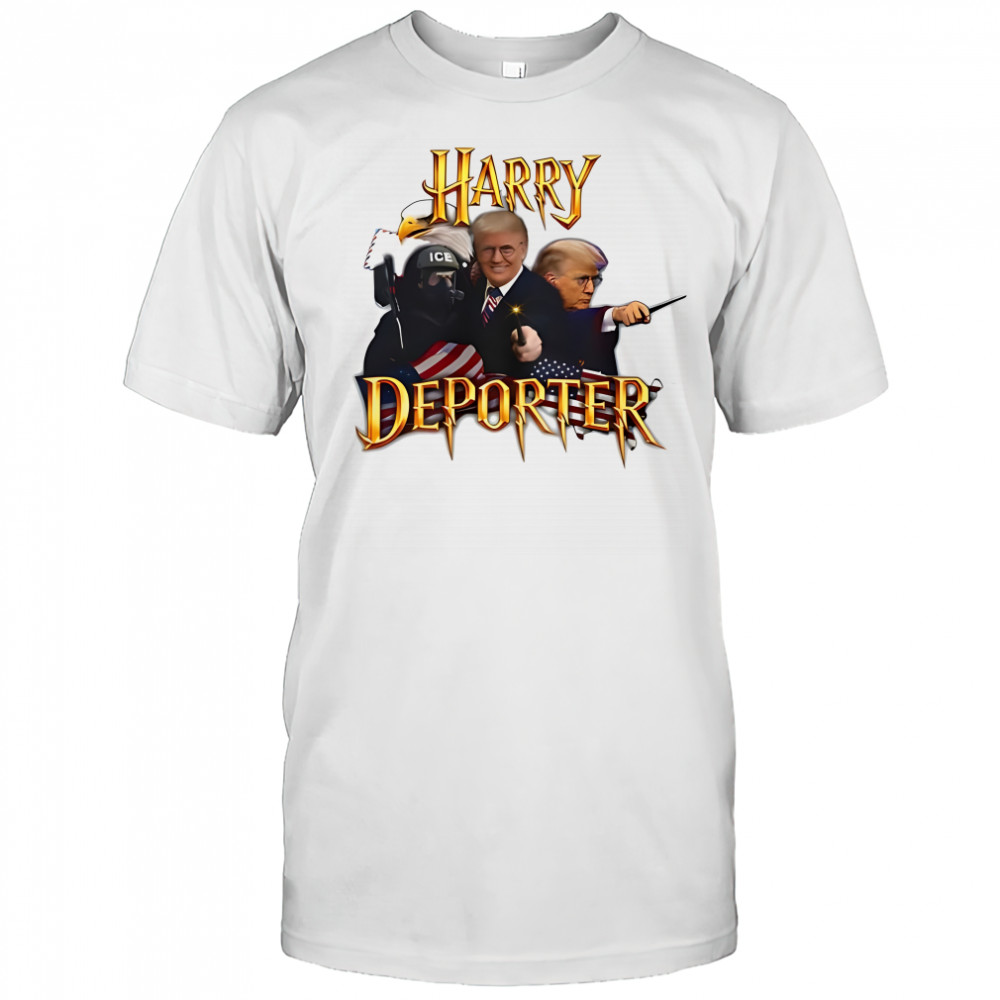 Harry deported Trump parody anti ICE caricature shirt