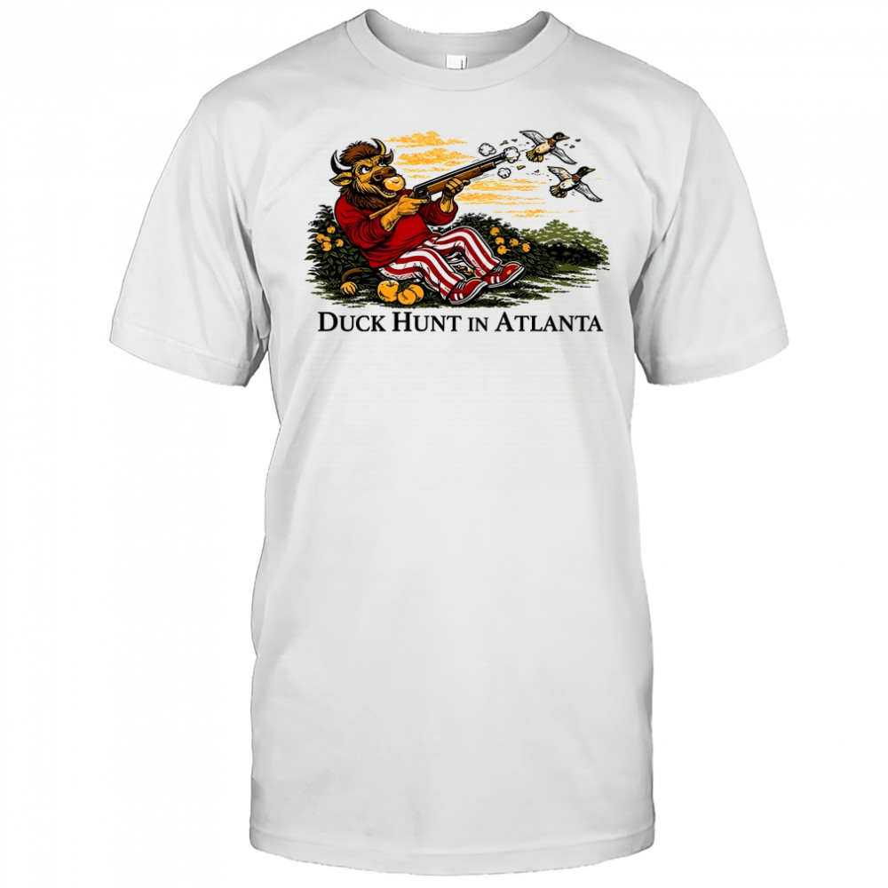 Hoosiers Indiana NCAA football Duck Hunt in Atlanta mascot shirt