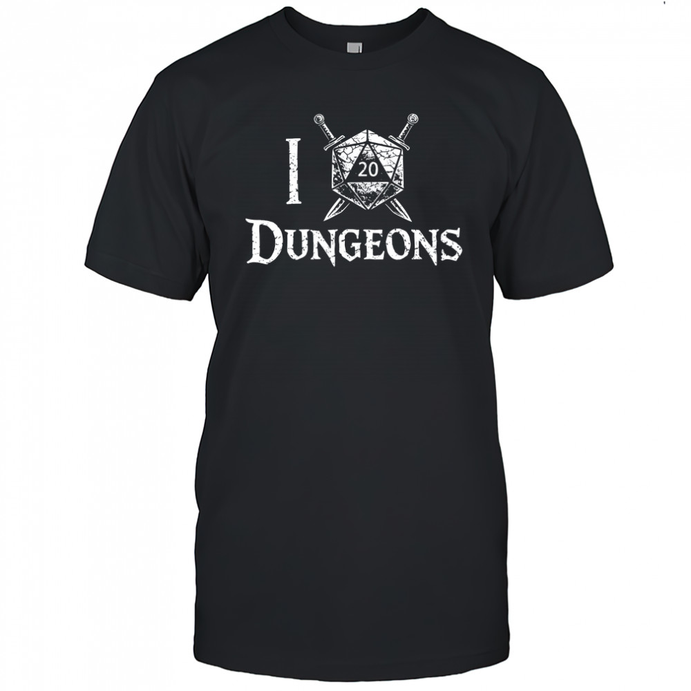 I Crit 20-sided dice Dungeons and Dragons shirt