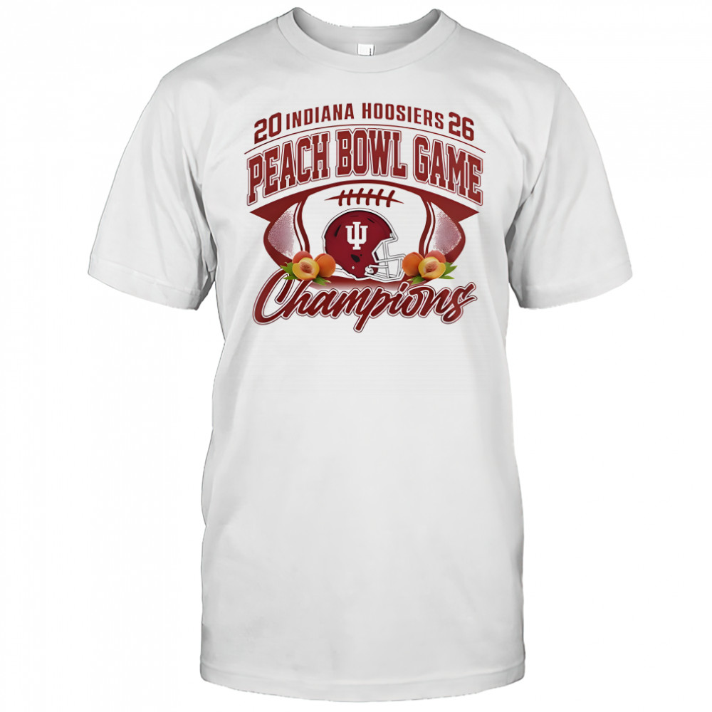Indiana Hoosiers 2026 Peach Bowl Game Champions shirt