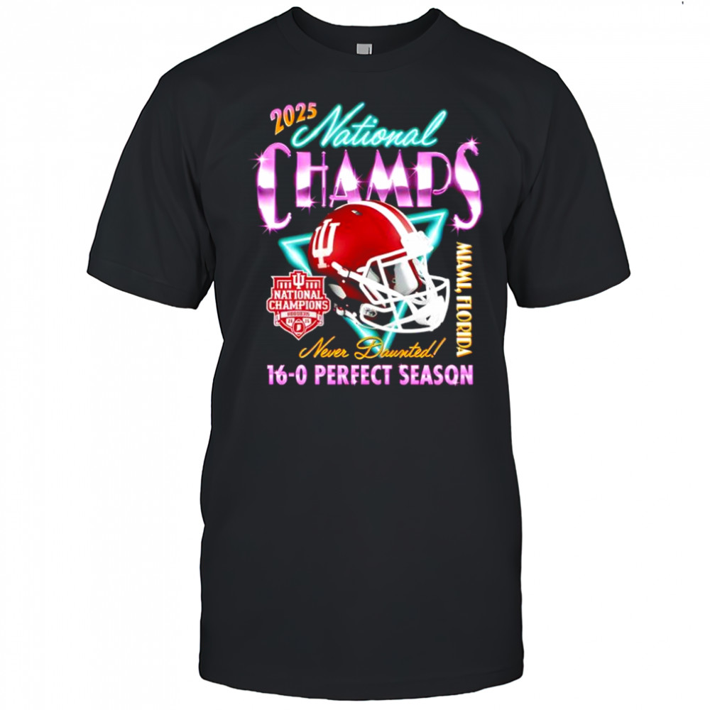 Indiana Hoosiers CFP National Champions Vice Graphic shirt