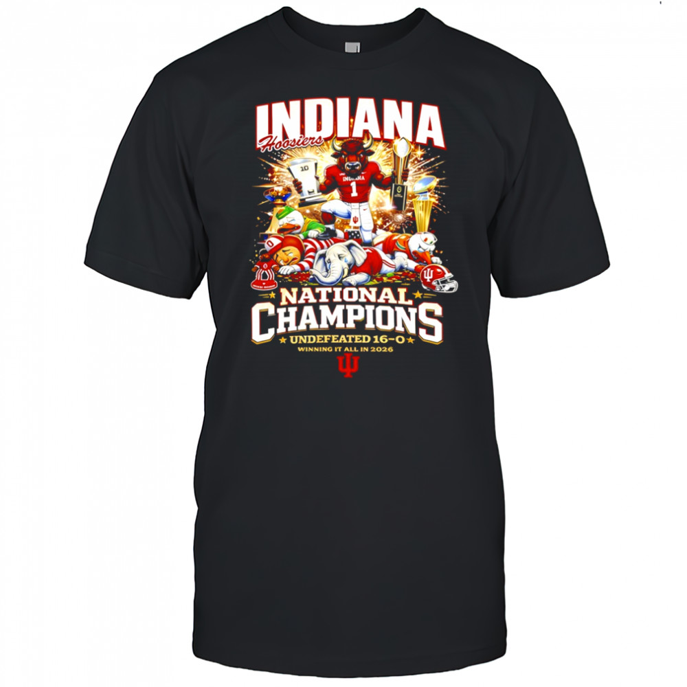 Indiana Hoosiers Championship National Championship 2026 College Football Playoff shirt