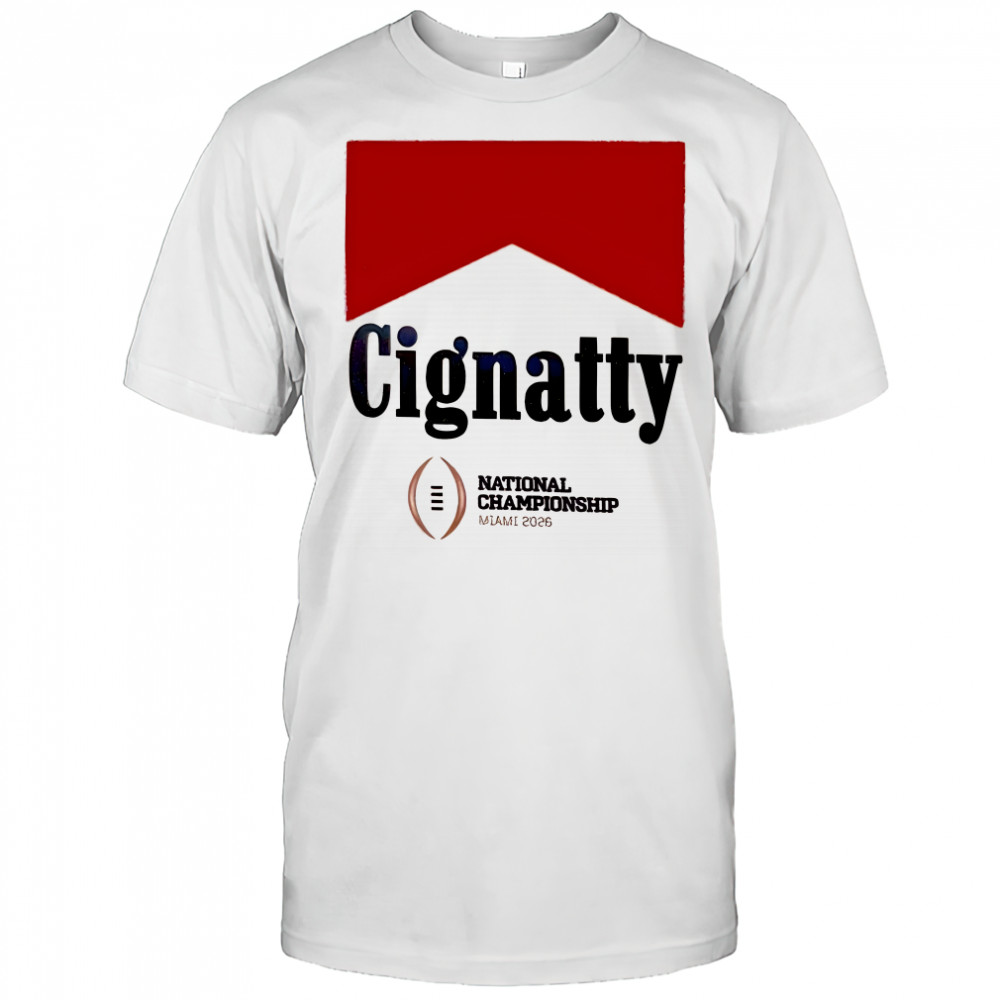 Indiana Hoosiers Cignatty Curt Cignetti National championship 2026 shirt