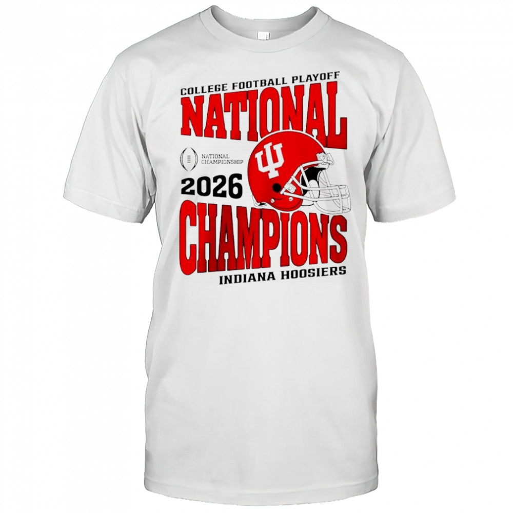 Indiana Hoosiers National Champions 2026 helmet original shirt