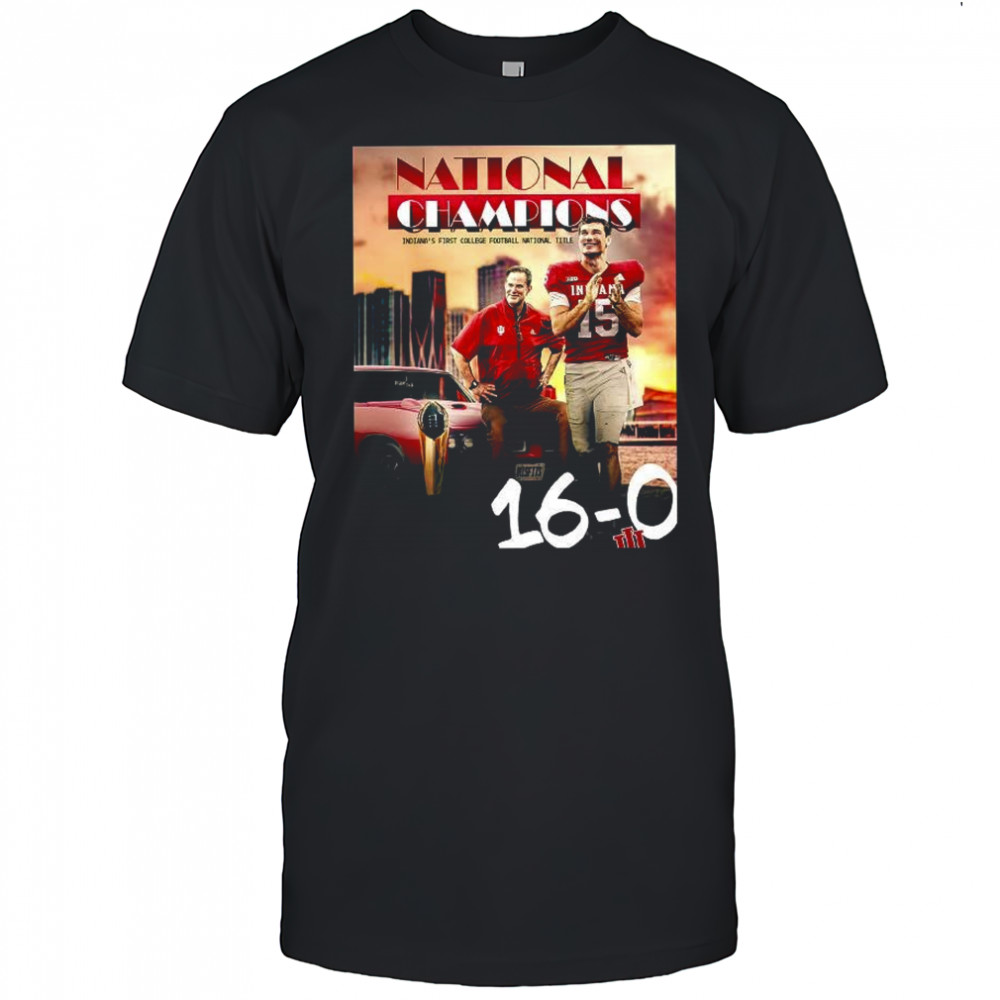 Indiana Hoosiers National Champions first college football National Title shirt