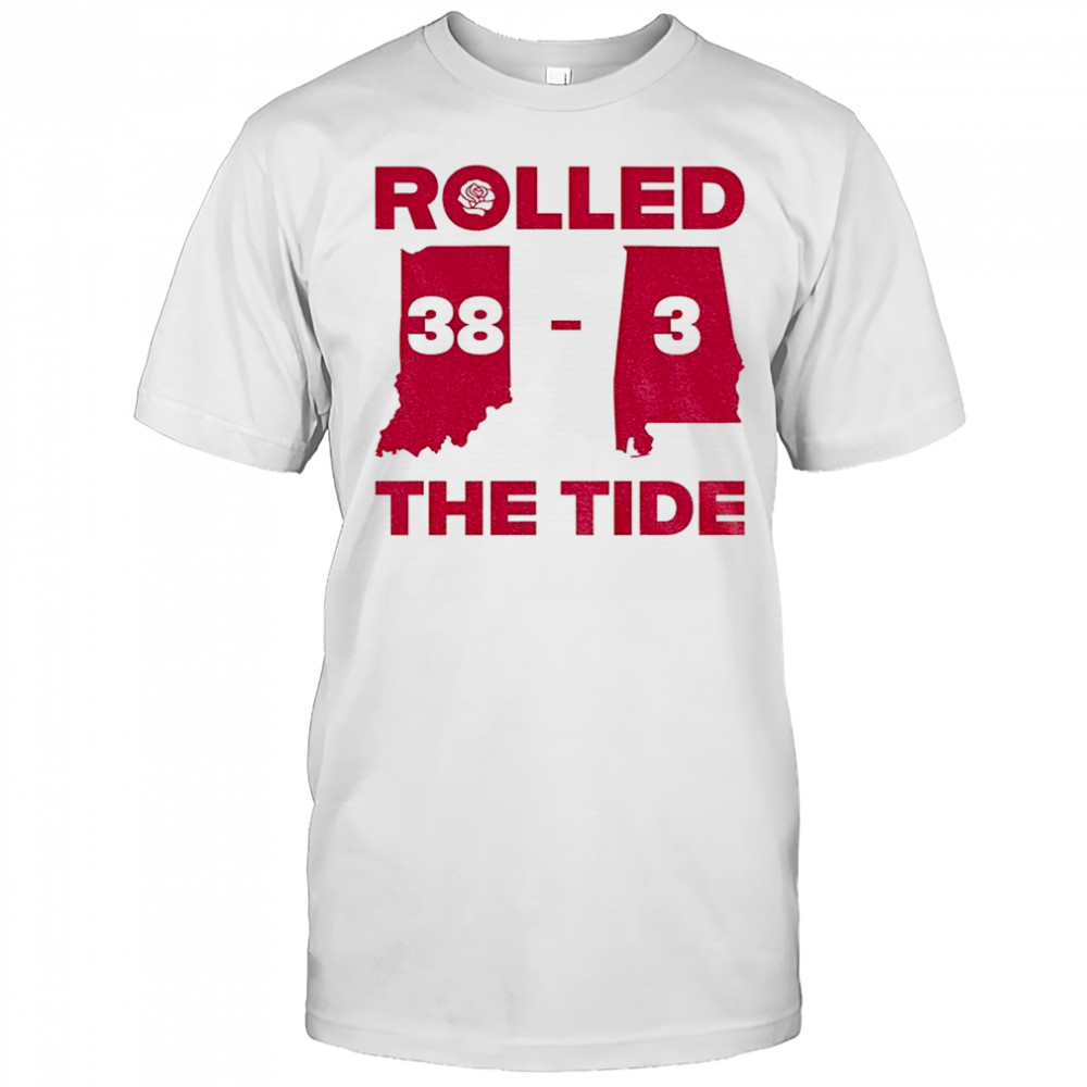 Indiana Hoosiers vs Alabama Crimson Tide 38-3 Rolled The Tide Football shirt