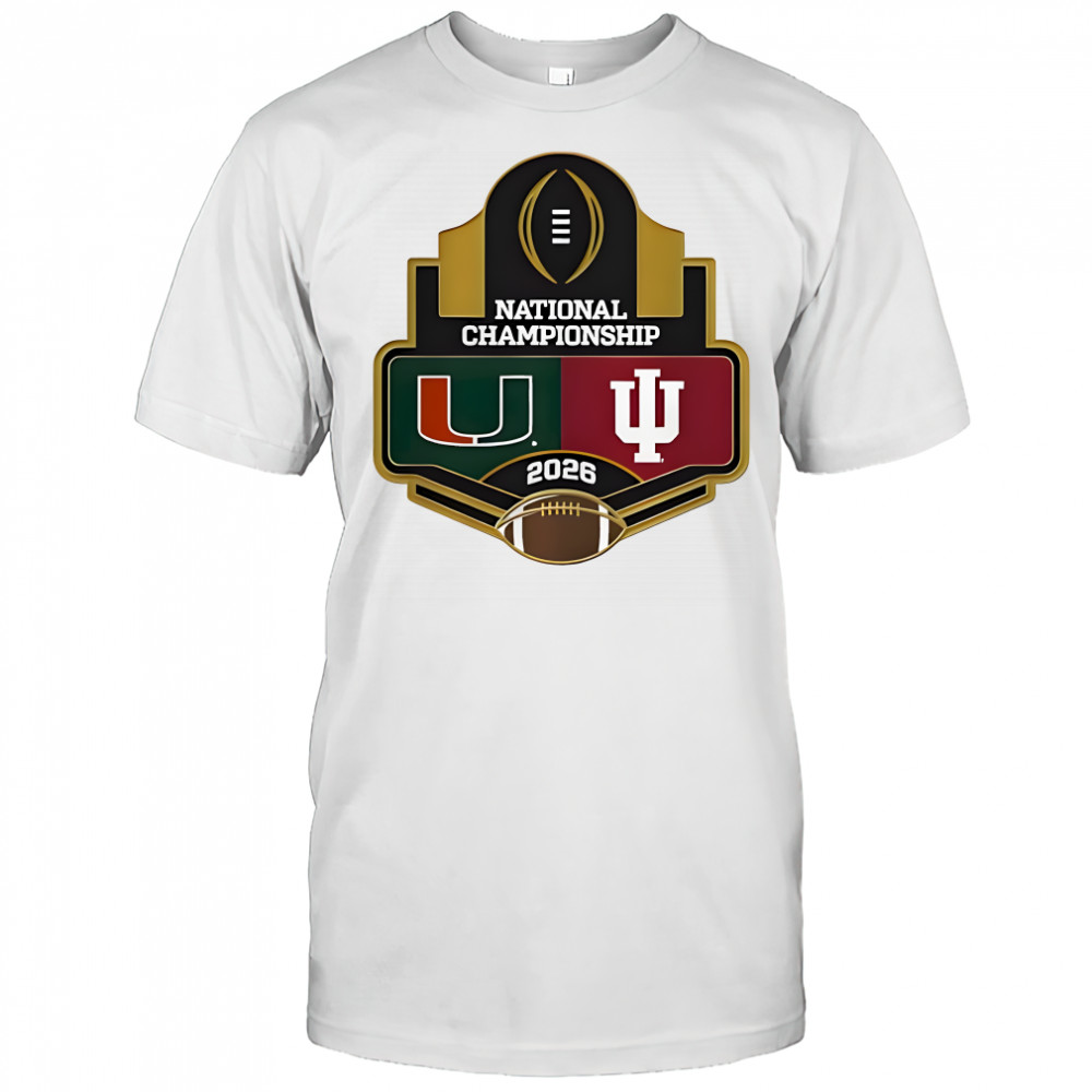 Indiana vs Miami 2026 CFP National Championship Bound shirt